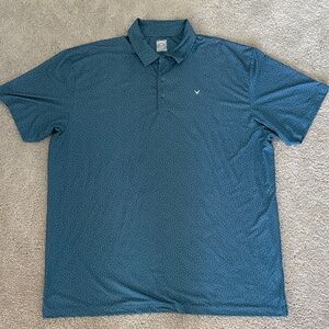Callaway Teal Polo Shirt